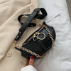 Jin Mantang Simple Small PU Leather Crossbody Bags For Women 2022 Chain Shoulder Handbags Female Travel Cross Body Bag