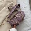 Jin Mantang Simple Small PU Leather Crossbody Bags For Women 2022 Chain Shoulder Handbags Female Travel Cross Body Bag
