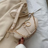 Jin Mantang Simple Small PU Leather Crossbody Bags For Women 2022 Chain Shoulder Handbags Female Travel Cross Body Bag