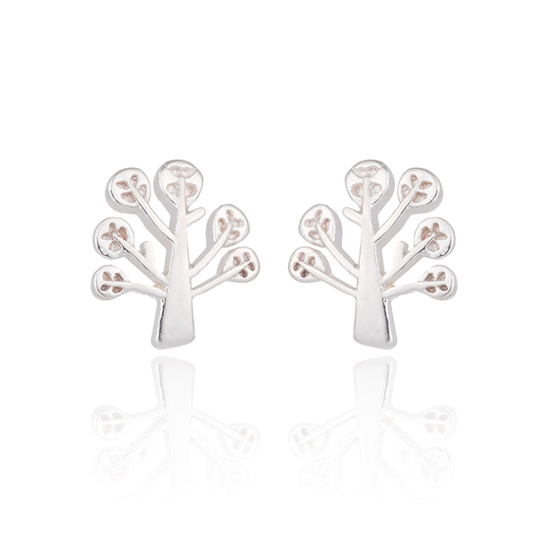 925 Sterling Silver Earrings Fashion Cute Tiny Leaf Stud Earrings for Girls Daughter's Jewelry Gift Leaves Earing Brinco