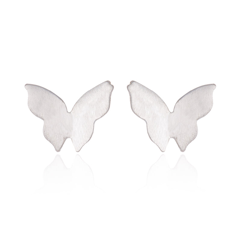 925 Sterling Silver Prevent Allergy Butterfly Stud Earrings for Women Wedding Earrings Jewelry Accessories Brincos