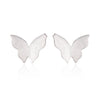 925 Sterling Silver Prevent Allergy Butterfly Stud Earrings for Women Wedding Earrings Jewelry Accessories Brincos