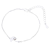 925 Sterling Silver Simulated Pearl Ginkgo Leaves Charm Bracelets for Women Fashion Pulseras Sterling-silver-jewelry