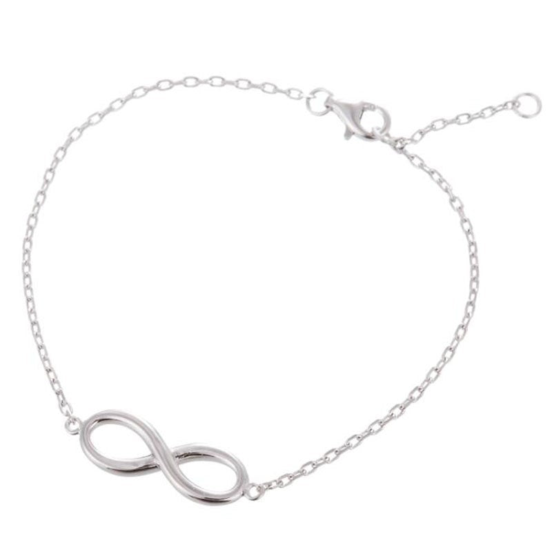925 Sterling Silver Vintage Infinity Bracelet Jewelry Accessories Women Love Punk Charm Bracelets & Bangles Men Gifts