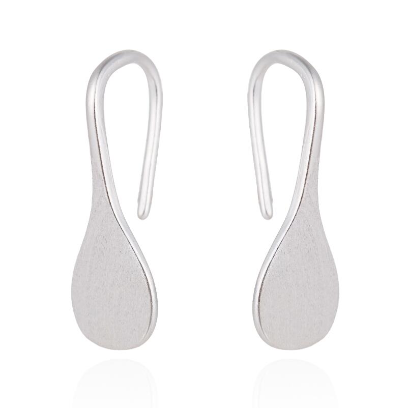 Hot Sale 925 Fashion Jewelry Silver WaterDrop Earrings Jewellery Cute Teardrop Raindrop Women Earings Wedding Party Gift