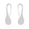 Hot Sale 925 Fashion Jewelry Silver WaterDrop Earrings Jewellery Cute Teardrop Raindrop Women Earings Wedding Party Gift
