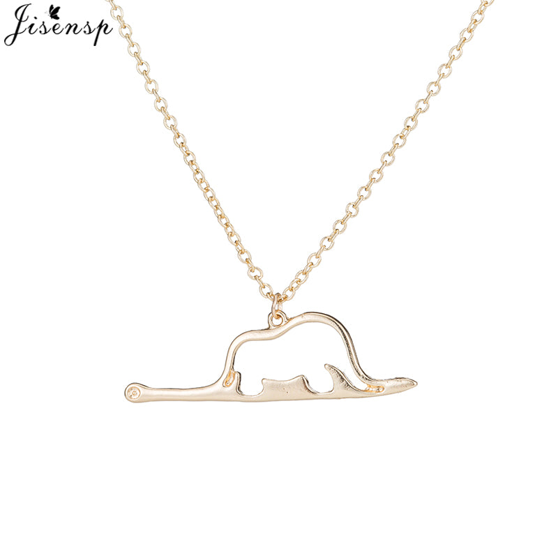 Statement Metal Animal Collar Cute Little Prince Necklaces Jewelry for Girls/Boy Elephant a Snake Charm Pendant Necklace