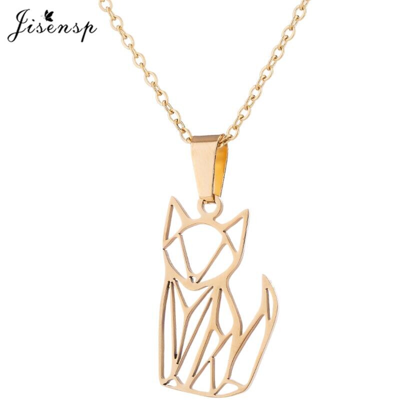 Jisensp Vintage Albania Eagle Pendant Necklaces for Men Women Ethnic Jewelry Double Headed Eagle Stainless Steel Necklaces 2021