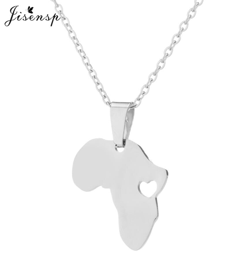 Jisensp Vintage Albania Eagle Pendant Necklaces for Men Women Ethnic Jewelry Double Headed Eagle Stainless Steel Necklaces 2021