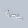 100% 925 Sterling Silver Jewelry Cute Simple Geometric Stud Earring For Womens Wedding Gifts Fine Jewelry boucle d'oreil