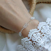 100% 925 Sterling Silver Lace Bracelets&Bangles For Women Classic Hollow Geometric Flower Bracelet Christmas Gifts 2020