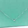 Authentic 925 Sterling Silver Tiny Geometric Round Pendant Necklaces For Women Students Collares Gifts 3 Colors PAL330