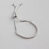 New Fashion 925 Sterling Silver Strand Bracelet AAA Zircon Snake Chain Bracelets for Women Jewelry Pulseira