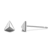 New Fashion Mini Earrings 925 Sterling Silver Stud Earring Triangle Piercing Earring Jewelry bijoux en argent 925 Women