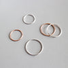 New Simple Style 100% 925 Sterling Silver 1.2MM Thickness Wire Knuckle Ring Midi Ring For Women Girls Aneis 1 pc