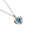 New Wedding Necklace AAAA Zirconia Heart Shape Pendant Necklaces For Women 100% 925 Sterling Silver Jewelry Lovers Gift