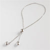 Pure 925 Sterling Silver Link Chain Bracelets Bead Adjustbale Hearts Tassel Bracelet For Women Girls Pulseras