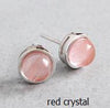 Pure 925 sterling silver Stud earrings For Women Girls Black White Agate Turquoise Stud Earring Fine Jewelry Brinco