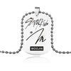 K-POP Stray Kids Signature ID Necklace Stainless Steel Tag Pendant Necklaces For Men Women Jewelry Accessories Fans Gifts