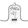 K-POP Stray Kids Signature ID Necklace Stainless Steel Tag Pendant Necklaces For Men Women Jewelry Accessories Fans Gifts