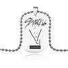 K-POP Stray Kids Signature ID Necklace Stainless Steel Tag Pendant Necklaces For Men Women Jewelry Accessories Fans Gifts