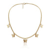 KAPLAN CENTER Vintage Multilayer Pendant Butterfly Necklace for Women Butterflies Choker Necklaces Boho Jewelry Gift