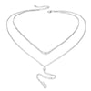 Charm Long Tassel Chain Necklace Charming Women Gold Color Boho Beach Sexy Body Jewelry Crystal Pendant Nec