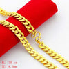KITEAL !! pure gold color  Female Friend necklace chain big braid  collier femme christmas gift