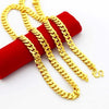 KITEAL !! pure gold color  Female Friend necklace chain big braid  collier femme christmas gift