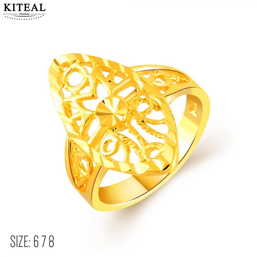 aliexpress pure gold color size 6 7 8 Perfume women rings personality anel masculino Factory Wholesale