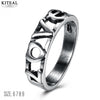 aliexpress stainless steel engagement ring for women vintage black gold Valentine gift Love anillo oso bijoux women
