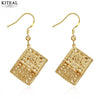 KITEAL online shopping india Gold color Yellow/Rose Yellow color   women earring   big gold jewelry brinco charm