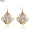 KITEAL online shopping india Gold color     earrings   big gold jewelry boucle doreille femme bijouterie