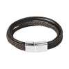 KIirykle Charm Jewelry  Punk Cool Men Genuine Leather Bracelets For Male Christmas Gifts