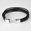 KIirykle Charm Jewelry  Punk Cool Men Genuine Leather Bracelets For Male Christmas Gifts