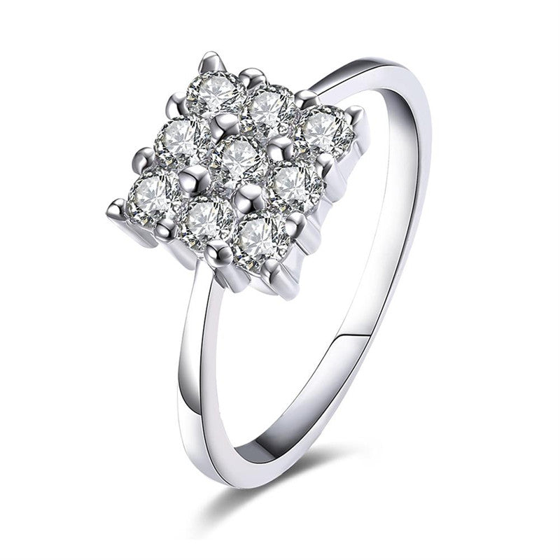 KJ-CR495-C, Ki Luxury ring with rhodium Plated, classic fashion style,lovely ring for Lady, Best for gift, Christmas, party