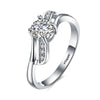 KJ-GPR817, Ki Brilliant-10 luxury ring, Silver color with top Brilliant cz. classic design Best for gift, Christmas, party