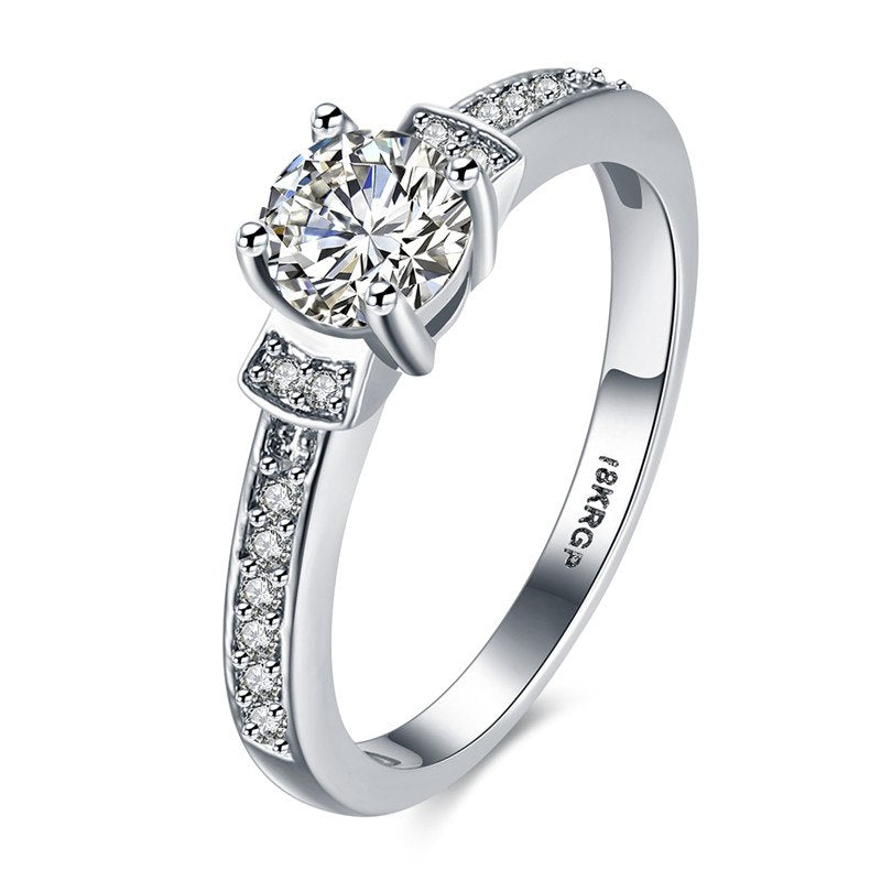 KJ-GPR820, Ki Brilliant-13 luxury Ring, top Brilliant cz plated with silver color, Best for gift, Christmas, party or lady