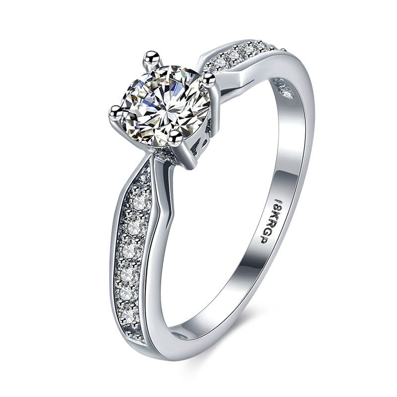KJ-GPR831, Ki Brilliant-21 fashion Ring, top Brilliant cz plated,silver color Best ring for gift, Christmas, party or lady