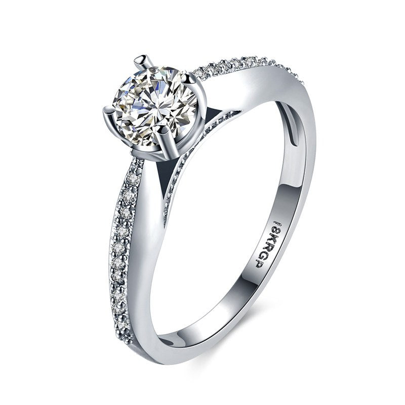 KJ-GPR837, Ki Brilliant-26 fashion Ring, AAA Brilliant cz plated,silver color Best ring for gift, Christmas, party or lady