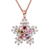 KJ-PN1201-A, Christmas snowflake pendant, colorful, best for Christmas gift, lovely and cute for Women or Kid, or gift