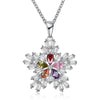 KJ-PN1201-B, colorful, Christmas snowflake pendant, best for Christmas gift, lovely and cute for Women or Kid, or gift