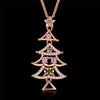 KJ-PN1205-A,promotion item,Christmas tree pendant in RH plated as gift ,lovely and cute for Women or Kid, or gift