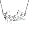 KJ-PN1207-A, Lovely Christmas style pendant, with AAA clean cz, RH plated, cute, best for Women or gift