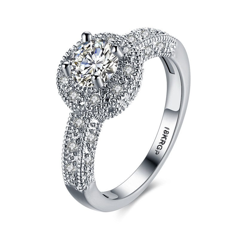 KJ-PR813-C, Luxury Ring with AAA clean cz ring ,lovely for Lady, Best for gift, Christmas, party