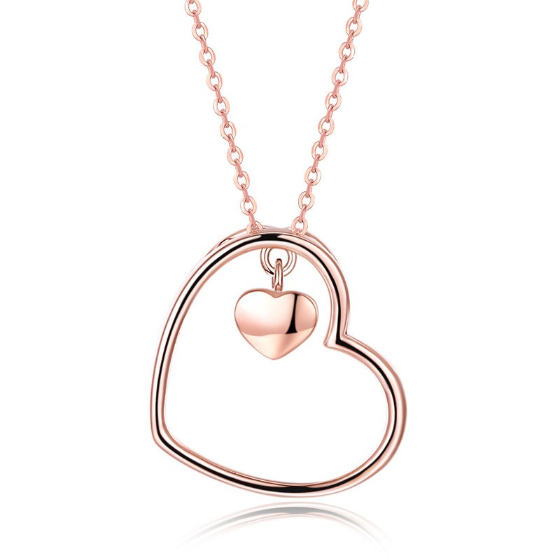 KJ-SVN166 heart necklace,925 Sterling Silver,high polishing craft,fashion Fine Jewelry Best Gift For Women,   necklace