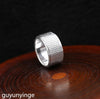 Boutique jewelry S999 pure silver ring, silver ring, time to run, man's index finger ring finger.