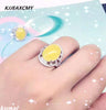 Fine jewelry 925 Sterling Silver Ring female natural beeswax silver jewelry   jewelry accessories