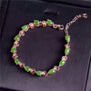 Fine jewelry 925 silver inl natural and Tian Biyu Bracelets