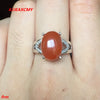 Fine jewelry 925 sterling silver natural South Onyx female ring